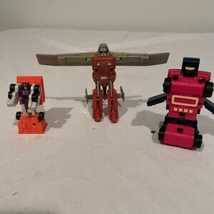 Vintage 1980s Gobot and Small Transformers Lot